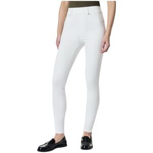 Spanx Shapewear White Stretch Denim Tummy Control Skinny Ankle Pants 20271R